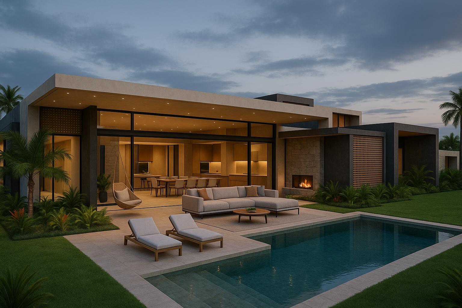 RESIDÊNCIA CONTEMPORÂNEA COM DESIGN MINIMALISTA